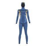 13 Women's Glide Skin Streamline Wetsuit Two-Tone - Blue Gold
