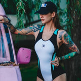 Little Killer Whale Tiffany Blue Bikini Wetsuit