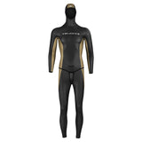 7 Men's Glide Skin Streamline Wetsuit Two-Tone - Black Gold