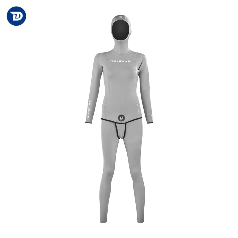 9 Women's Super Elastic Reversible Wetsuit - Black Light Gray