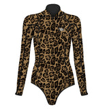 Leopard Bikini Backless Wetsuits