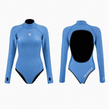Bling Series Longsleeve Backless Bikini Wetsuit