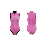Bling Series Sleeveless Front-Zipper Bikini Wetsuit