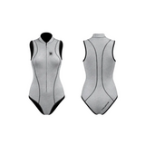 Bling Series Sleeveless Front-Zipper Bikini Wetsuit