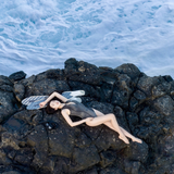  Trudive-Black Bling Series Sleeveless Front-Zipper Bikini Wetsuit