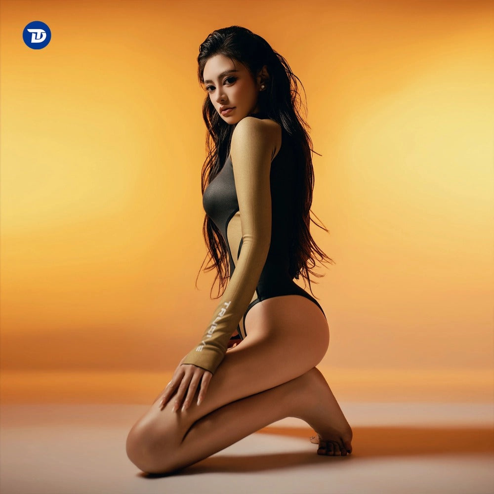  Trudive-Black Gold Abyss Series Bikini Wetsuit