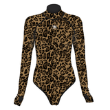  Trudive-Leopard Bikini Backless Wetsuit