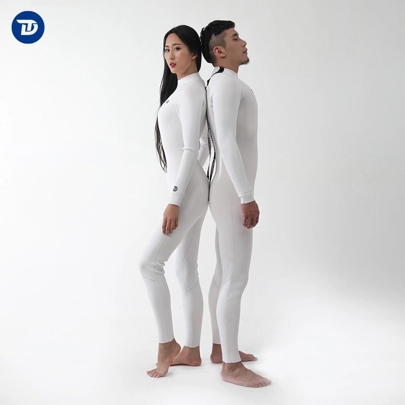  Trudive-Men's Longsleeve Jumpsuit Super Elastic Wetsuit 2mm