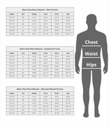 Trudive Men's Nebula Size Chart