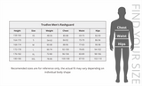 Trudive Men's Rashguard Size Chart
