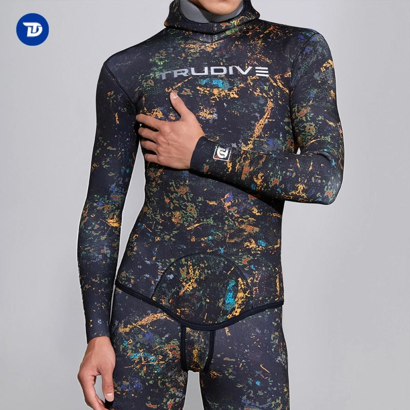  Trudive-Men's Rhythm of the Sea Series Wetsuit 3mm