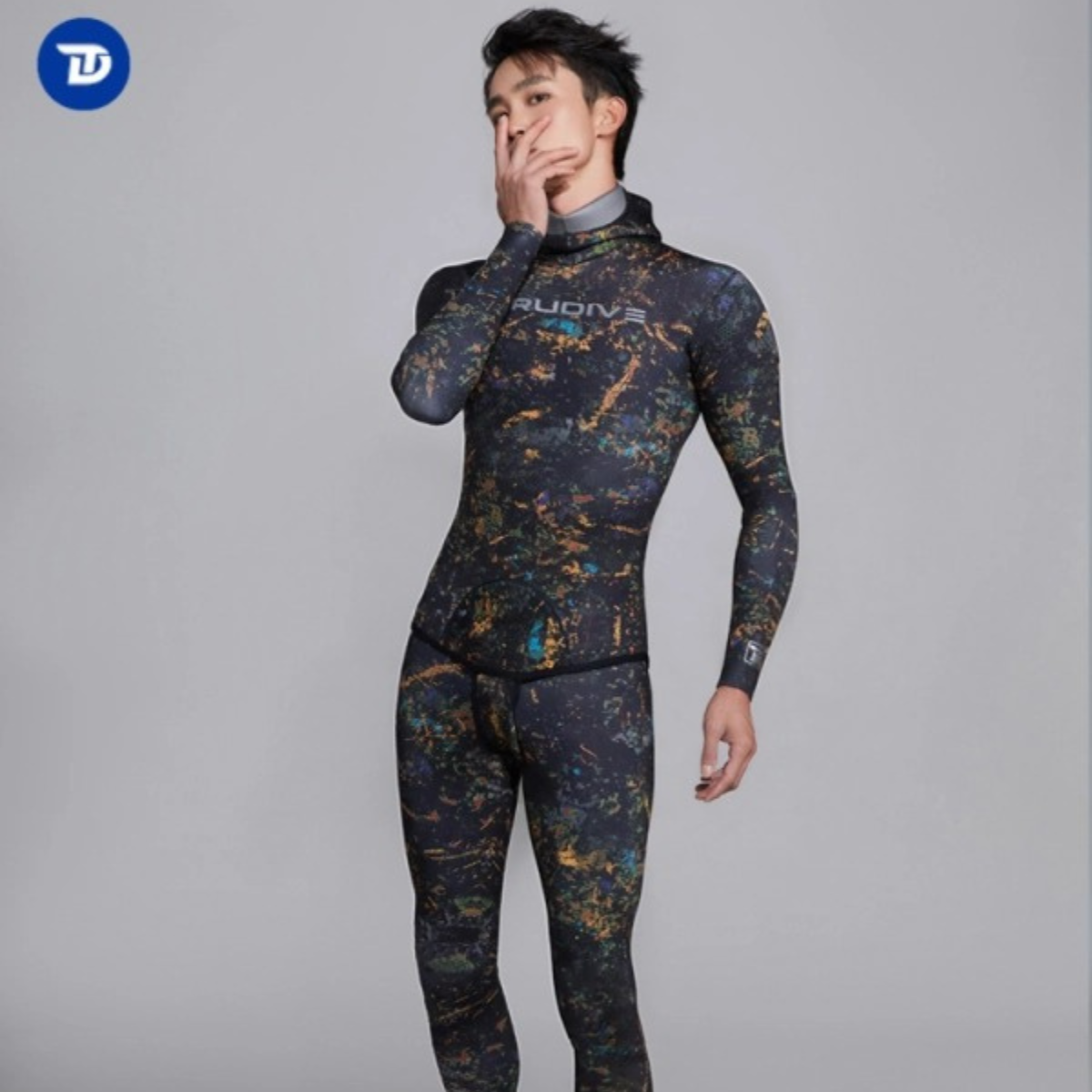  Trudive-Men's Rhythm of the Sea Series Wetsuit 3mm