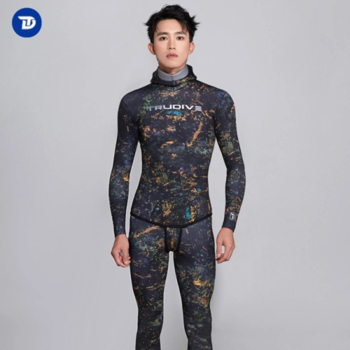  Trudive-Men's Rhythm of the Sea Series Wetsuit 3mm