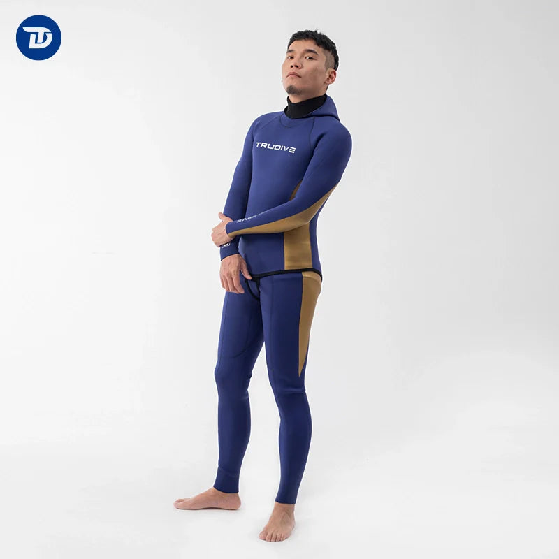  Trudive-Men's Super Elastic Streamline Wetsuit 3mm