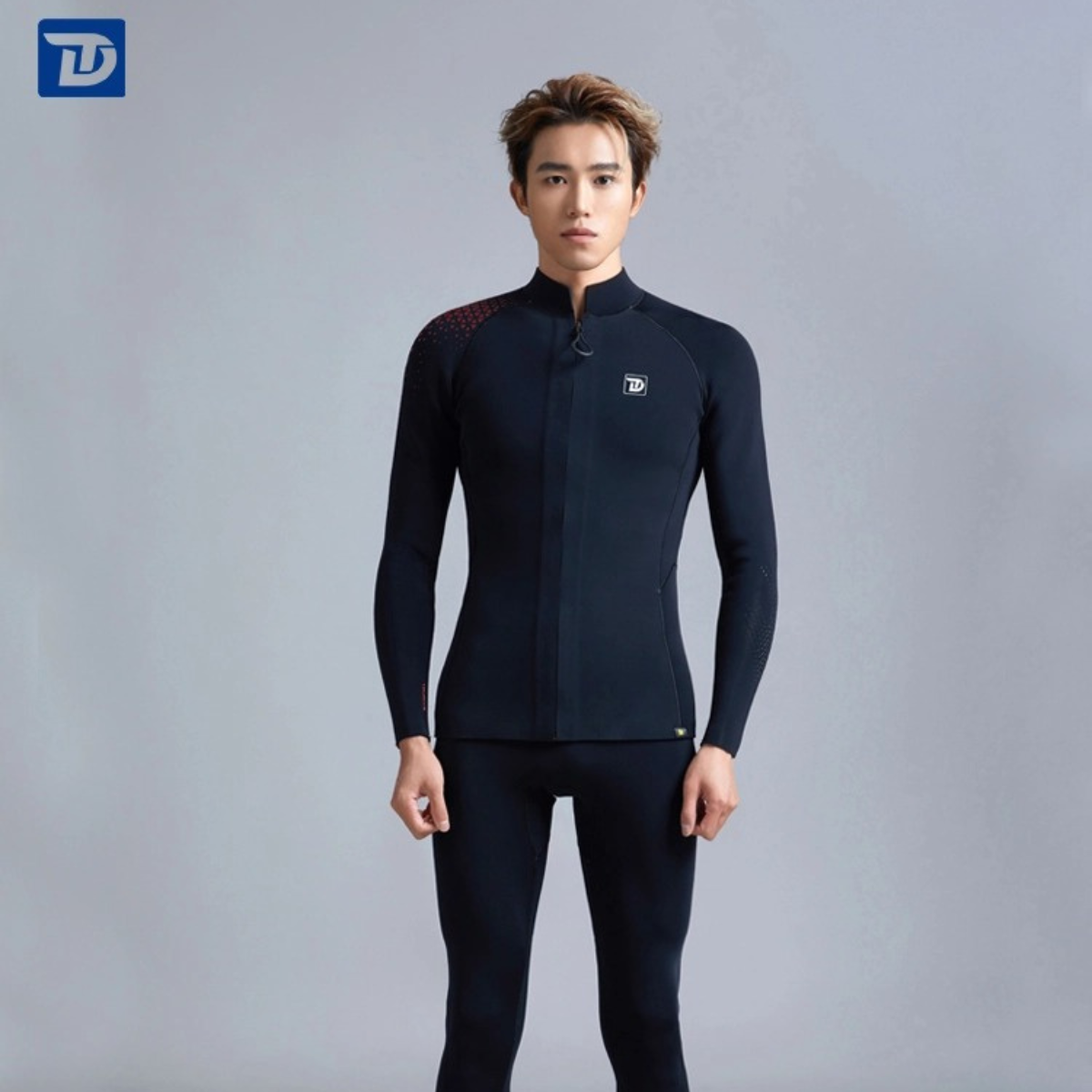  Trudive-Men's Totem Series Black Shark-Scuba Diving Suit 3mm