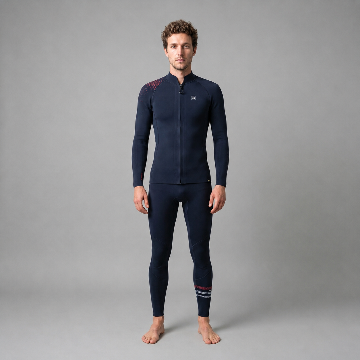  Trudive-Men's Totem Series Black Shark-Scuba Diving Suit 3mm