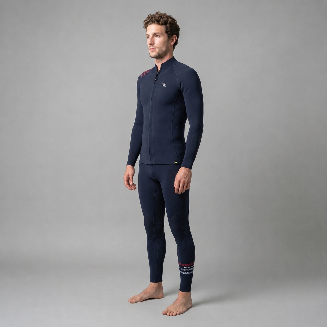  Trudive-Men's Totem Series Black Shark-Scuba Diving Suit 3mm