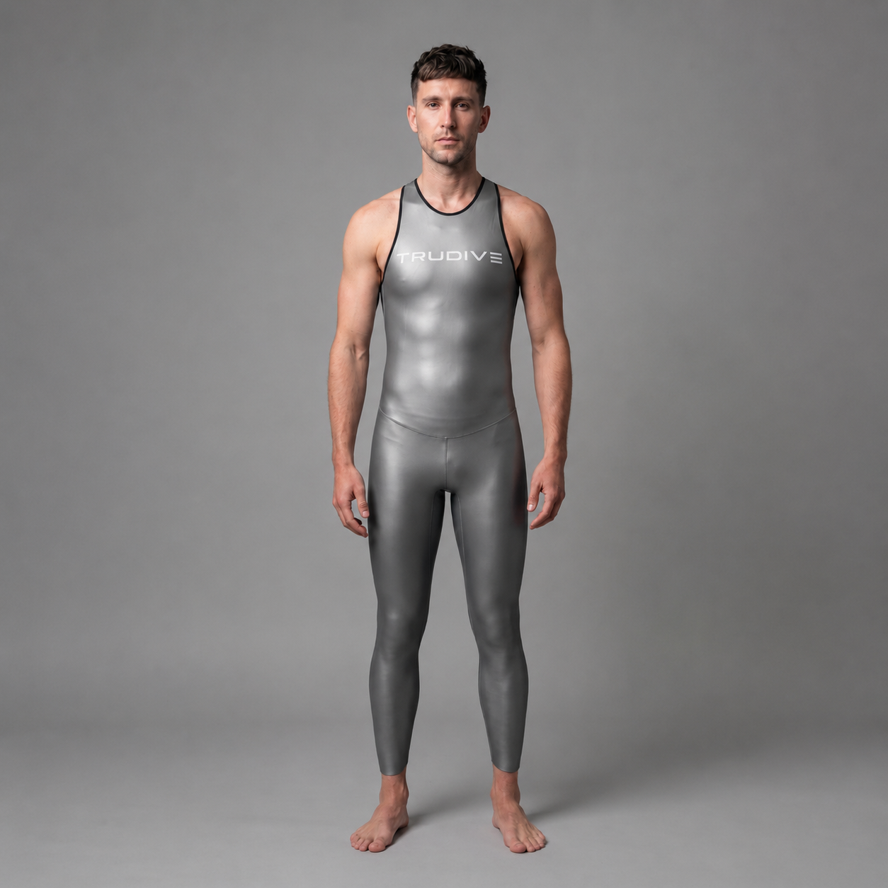  Trudive-No Collar Sleeveless Jumpsuit Classic Wetsuit 0.7mm