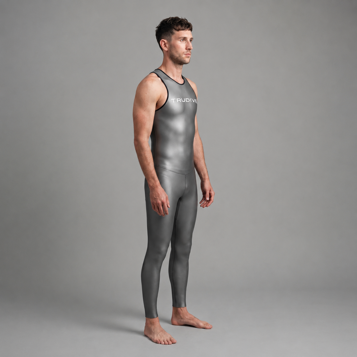  Trudive-No Collar Sleeveless Jumpsuit Classic Wetsuit 0.7mm