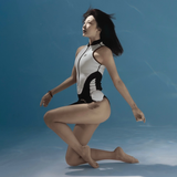  Trudive-Orca Sleeveless Bikini Wetsuit