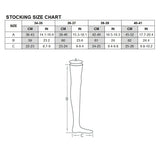 Trudive Smooth Skin Stocking Size Chart