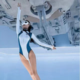  Trudive-White Whale Series Front Zip Longsleeve Wetsuit