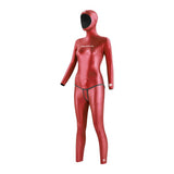 9 Women's Glide Skin Classic Freediving Wetsuit - Red