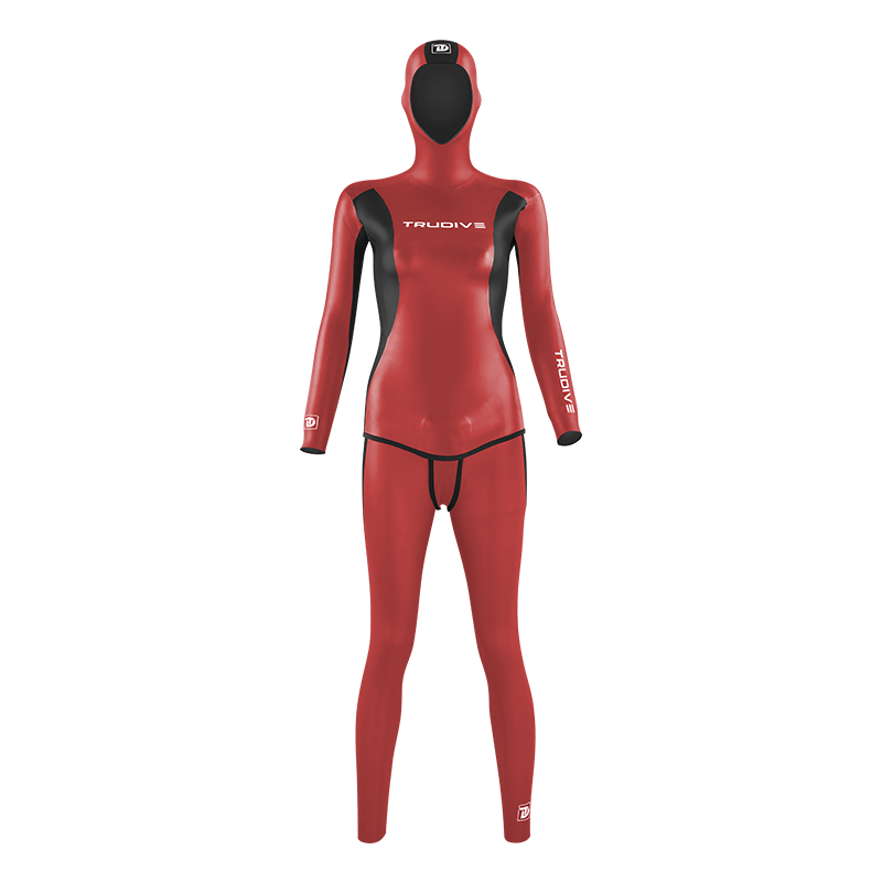  Trudive-Women's Glide Skin Streamline Wetsuit Two-Tone