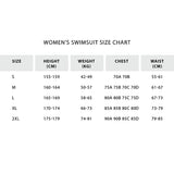 Trudive Women's Starry Sky Bikini Size Chart